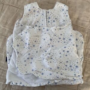 Halo White and Blue SleepSack Swaddle